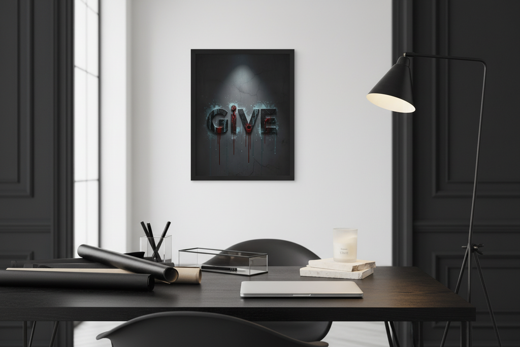 GiVE Wall Art - Daily Motivation Framed Poster (12x16")