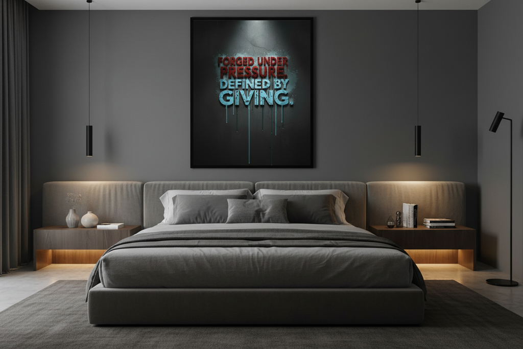 Forged Under Pressure - 18x24 Framed Poster