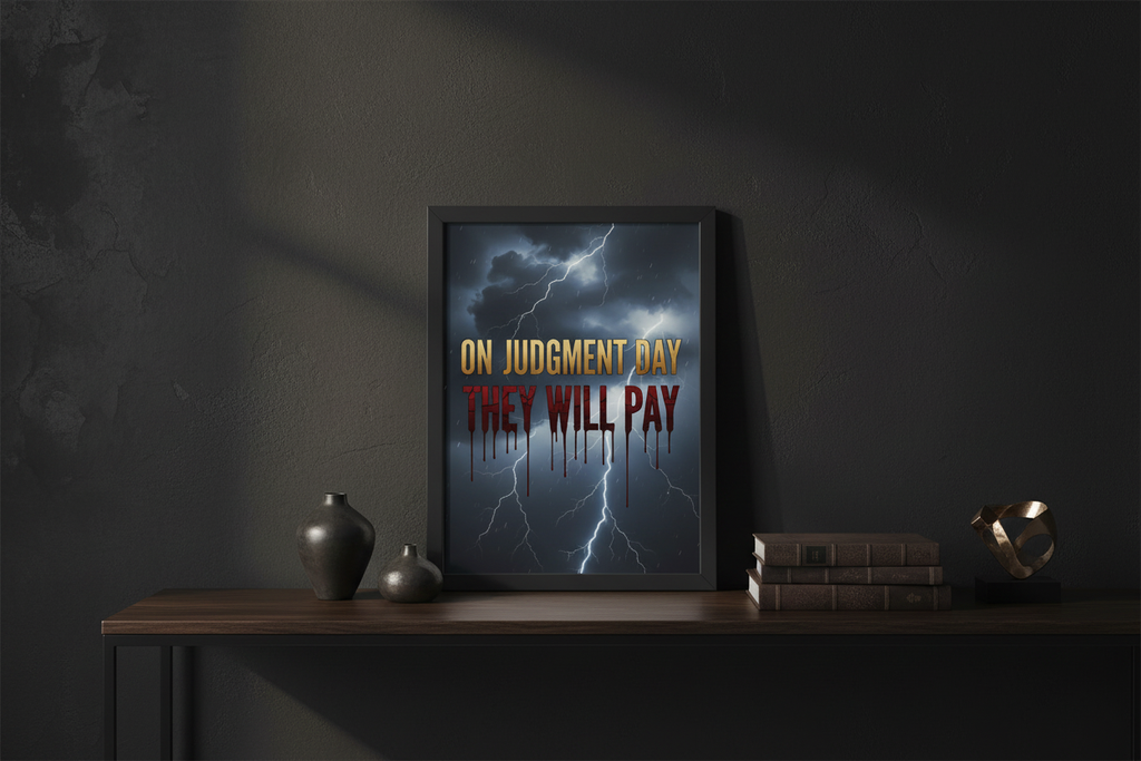 On Judgment Day - Framed Motivational Poster