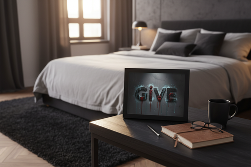 "GiVE Wall Art - Daily Motivation Framed Poster (8x10")"