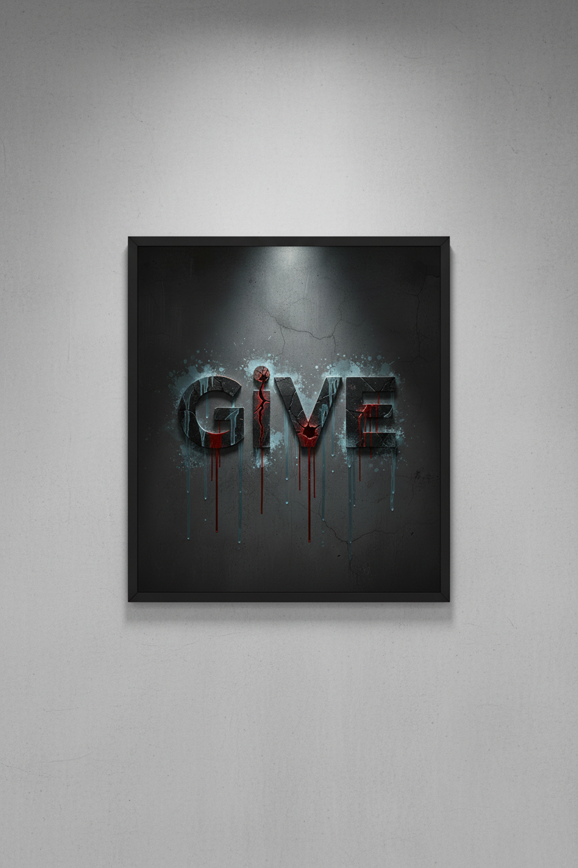 GiVE Wall Art - Daily Motivation Framed Poster (12x16")